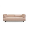3-Seat Sofa-Bed Infinity with Side Table - Beige Beige
