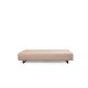 3-Seat Sofa-Bed Infinity with Side Table - Beige Beige