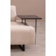 3-Seat Sofa-Bed Infinity with Side Table - Beige Beige