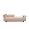 3-Seat Sofa-Bed Infinity with Side Table - Beige Beige