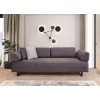 3-Seat Sofa-Bed Infinity with Side Table - Anthracite Anthracite