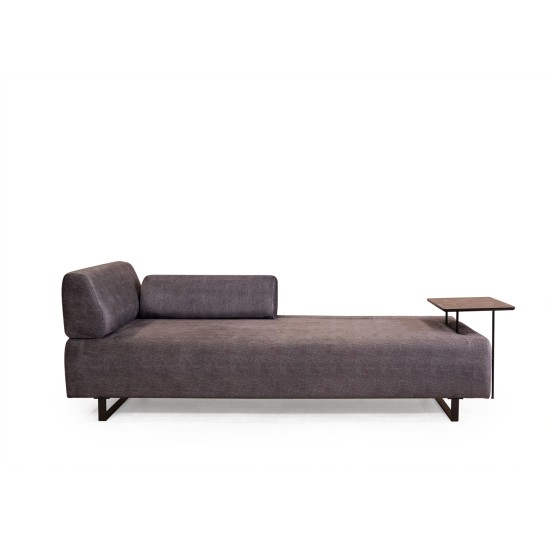 3-Seat Sofa-Bed Infinity with Side Table - Anthracite Anthracite 3-Seat Sofa-Bed Infinity with Side Table - Anthracite Anthracite