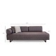3-Seat Sofa-Bed Infinity with Side Table - Anthracite Anthracite 3-Seat Sofa-Bed Infinity with Side Table - Anthracite Anthracite