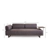 3-Seat Sofa-Bed Infinity with Side Table - Anthracite Anthracite