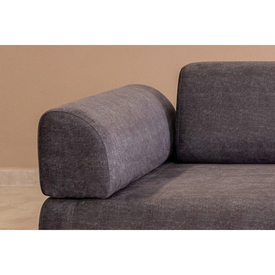 3-Seat Sofa-Bed Infinity with Side Table - Anthracite Anthracite 3-Seat Sofa-Bed Infinity with Side Table - Anthracite Anthracite