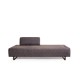 3-Seat Sofa-Bed Infinity with Side Table - Anthracite Anthracite 3-Seat Sofa-Bed Infinity with Side Table - Anthracite Anthracite