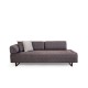 3-Seat Sofa-Bed Infinity with Side Table - Anthracite Anthracite 3-Seat Sofa-Bed Infinity with Side Table - Anthracite Anthracite