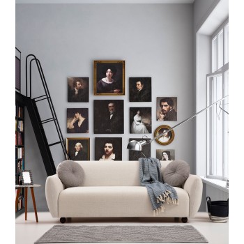 3-Seat Sofa Eddy - Cream Cream