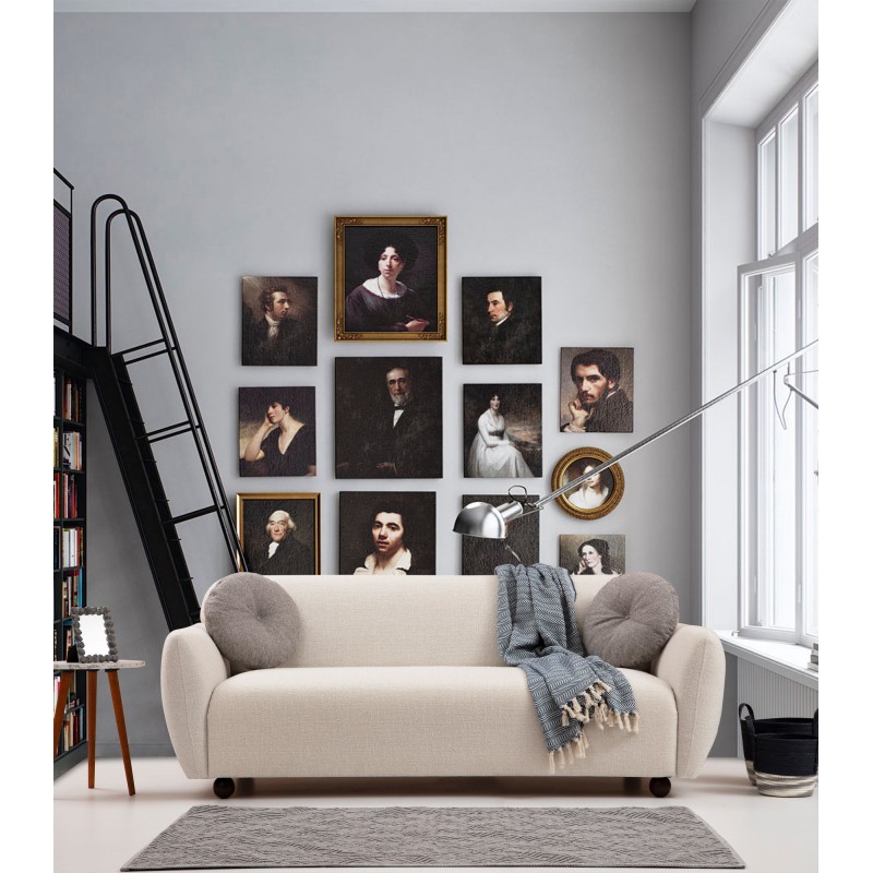 Atelier del Sofa 3-Seat Sofa Eddy - Cream Cream