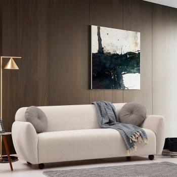 3-Seat Sofa Eddy - Cream Cream