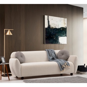 3-Seat Sofa Eddy - Cream Cream
