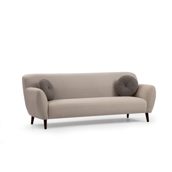 3-Seat Sofa Enna - Beige Beige 3-Seat Sofa Enna - Beige Beige