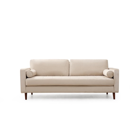 3-Seat Sofa Rome - Beige Beige 3-Seat Sofa Rome - Beige Beige