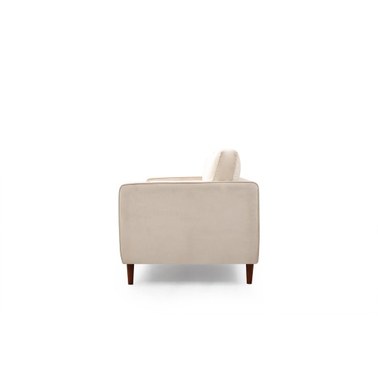 3-Seat Sofa Rome - Beige Beige 3-Seat Sofa Rome - Beige Beige