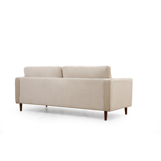 3-Seat Sofa Rome - Beige Beige 3-Seat Sofa Rome - Beige Beige