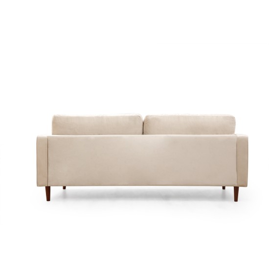 3-Seat Sofa Rome - Beige Beige 3-Seat Sofa Rome - Beige Beige