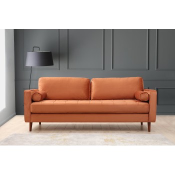3-Seat Sofa Rome - Orange Orange