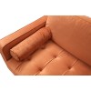 3-Seat Sofa Rome - Orange Orange