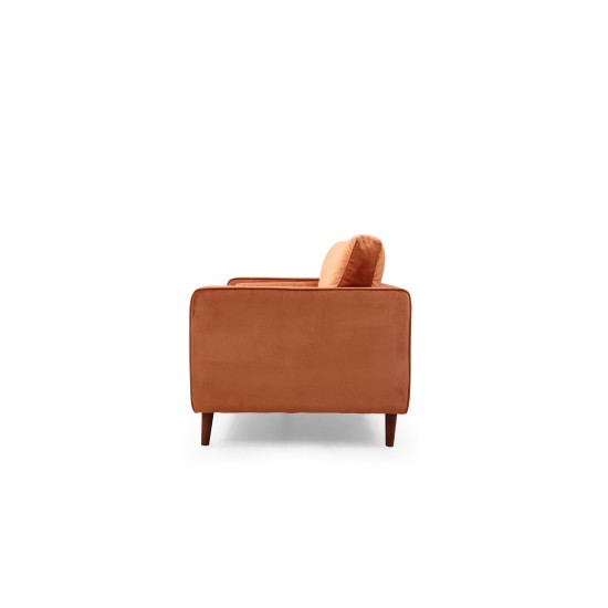 3-Seat Sofa Rome - Orange Orange 3-Seat Sofa Rome - Orange Orange