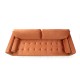 3-Seat Sofa Rome - Orange Orange 3-Seat Sofa Rome - Orange Orange