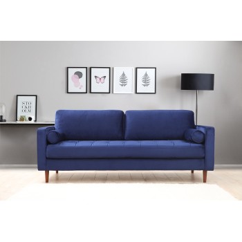 3-Seat Sofa Rome - Navy Blue Navy Blue