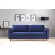 3-Seat Sofa Rome - Navy Blue Navy Blue 3-Seat Sofa Rome - Navy Blue Navy Blue