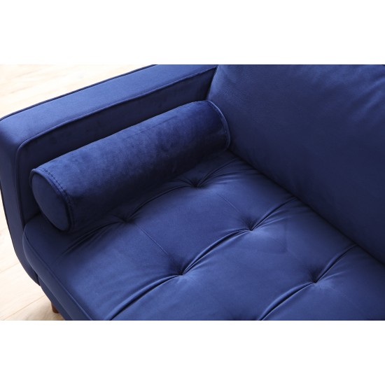 3-Seat Sofa Rome - Navy Blue Navy Blue 3-Seat Sofa Rome - Navy Blue Navy Blue