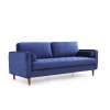 3-Seat Sofa Rome - Navy Blue Navy Blue