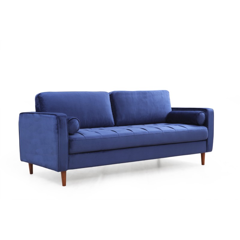 3-Seat Sofa Rome - Navy Blue Navy Blue