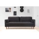 3-Seat Sofa Rome - Black Black
Oak 3-Seat Sofa Rome - Black Black
Oak