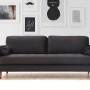 3-Seat Sofa Rome - Black Black
Oak