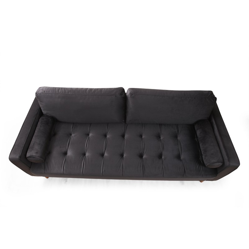 3-Seat Sofa Rome - Black Black
Oak