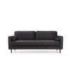 3-Seat Sofa Rome - Black Black
Oak