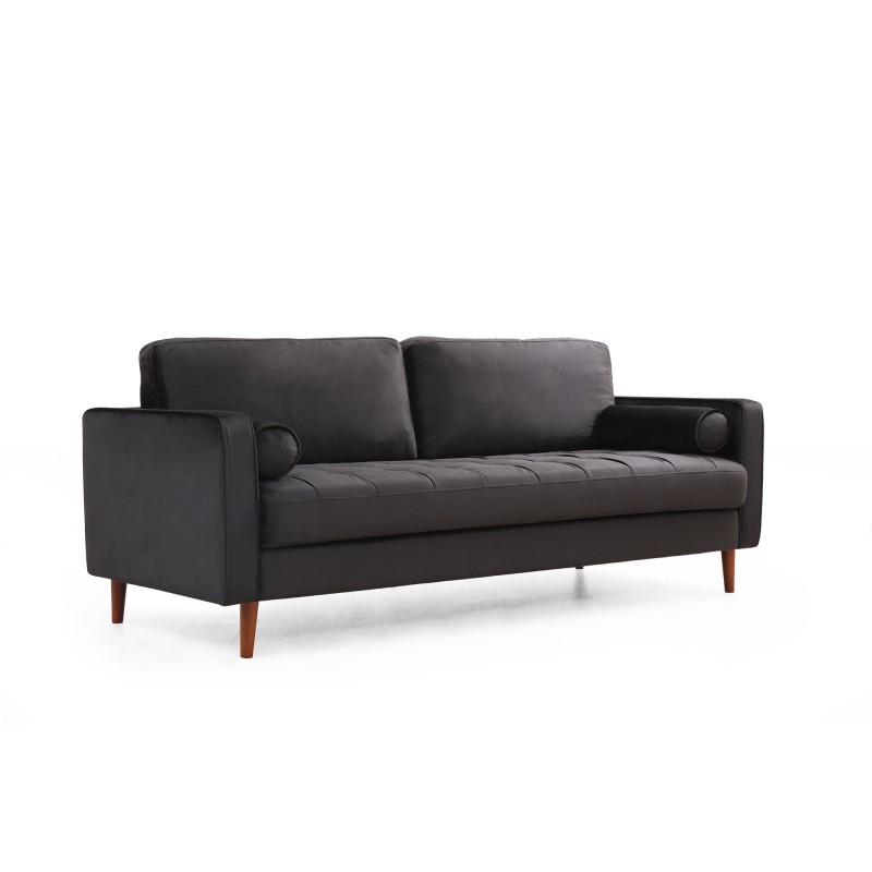 3-Seat Sofa Rome - Black Black
Oak