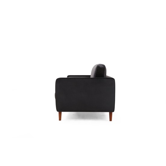 3-Seat Sofa Rome - Black Black
Oak 3-Seat Sofa Rome - Black Black
Oak