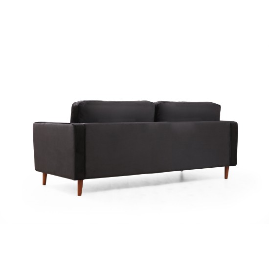 3-Seat Sofa Rome - Black Black
Oak 3-Seat Sofa Rome - Black Black
Oak