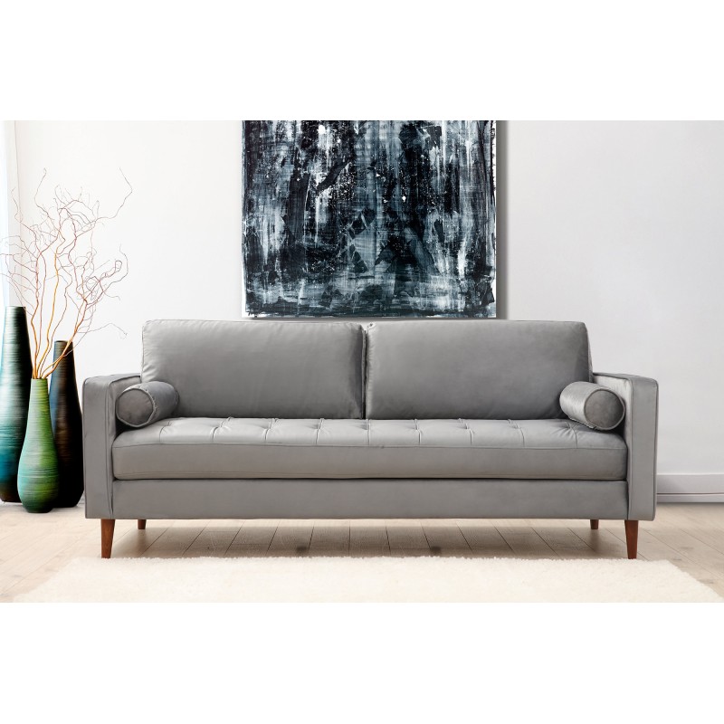 3-Seat Sofa Rome - Light Grey Light Grey