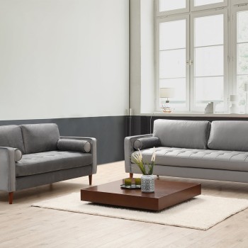 3-Seat Sofa Rome - Light Grey Light Grey