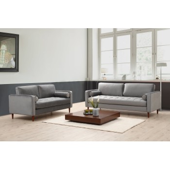 3-Seat Sofa Rome - Light Grey Light Grey
