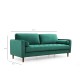 3-Seat Sofa Rome - Green Green 3-Seat Sofa Rome - Green Green