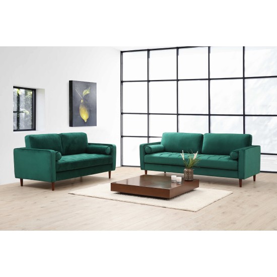 3-Seat Sofa Rome - Green Green 3-Seat Sofa Rome - Green Green