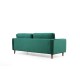 3-Seat Sofa Rome - Green Green 3-Seat Sofa Rome - Green Green