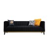 Atelier del Sofa 3-Seat Sofa Bellino - Black Black
Gold