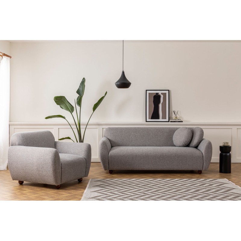 3-Seat Sofa Eddy - Light Grey Light Grey