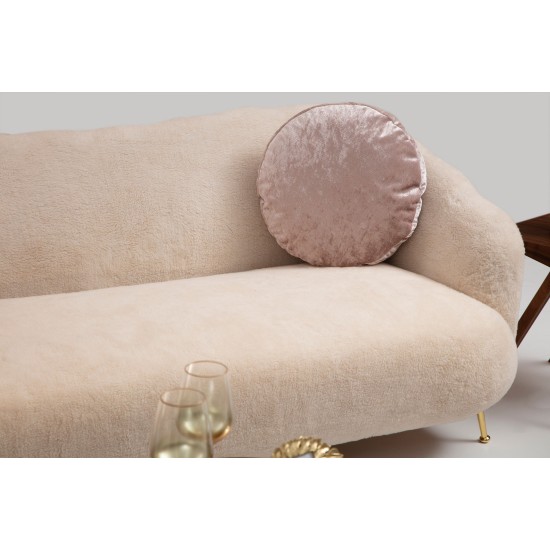 3-Seat Sofa Istiridye - Beige Beige 3-Seat Sofa Istiridye - Beige Beige