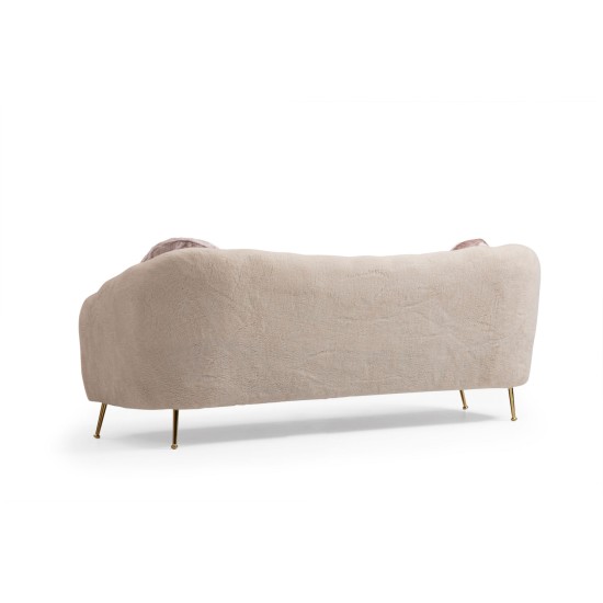 3-Seat Sofa Istiridye - Beige Beige 3-Seat Sofa Istiridye - Beige Beige