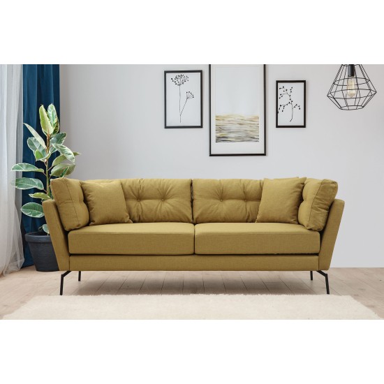 3-Seat Sofa Mapa - Greenish Yellow Greenish Yellow 3-Seat Sofa Mapa - Greenish Yellow Greenish Yellow