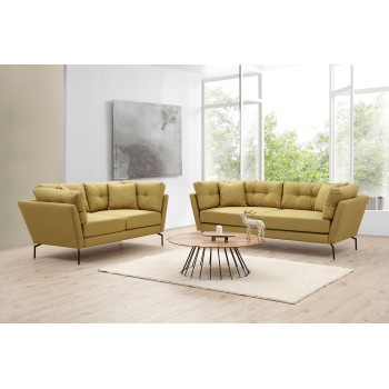 3-Seat Sofa Mapa - Greenish Yellow Greenish Yellow