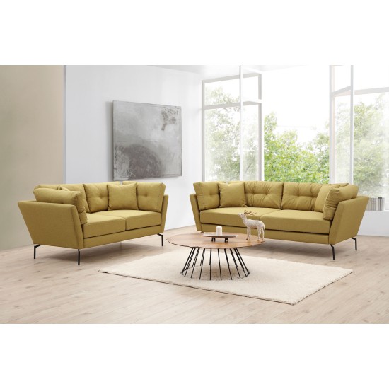 3-Seat Sofa Mapa - Greenish Yellow Greenish Yellow 3-Seat Sofa Mapa - Greenish Yellow Greenish Yellow
