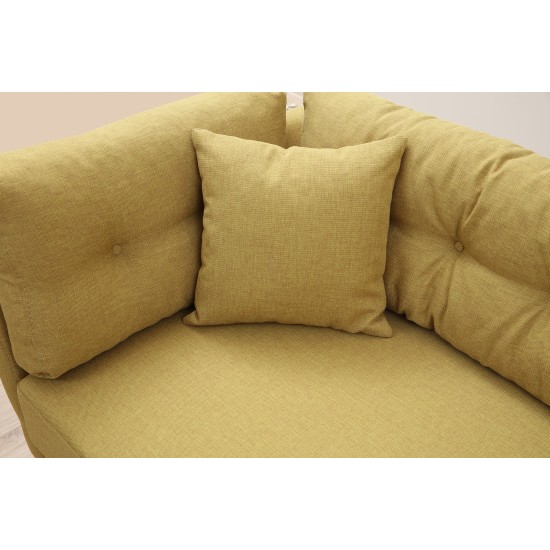 3-Seat Sofa Mapa - Greenish Yellow Greenish Yellow 3-Seat Sofa Mapa - Greenish Yellow Greenish Yellow